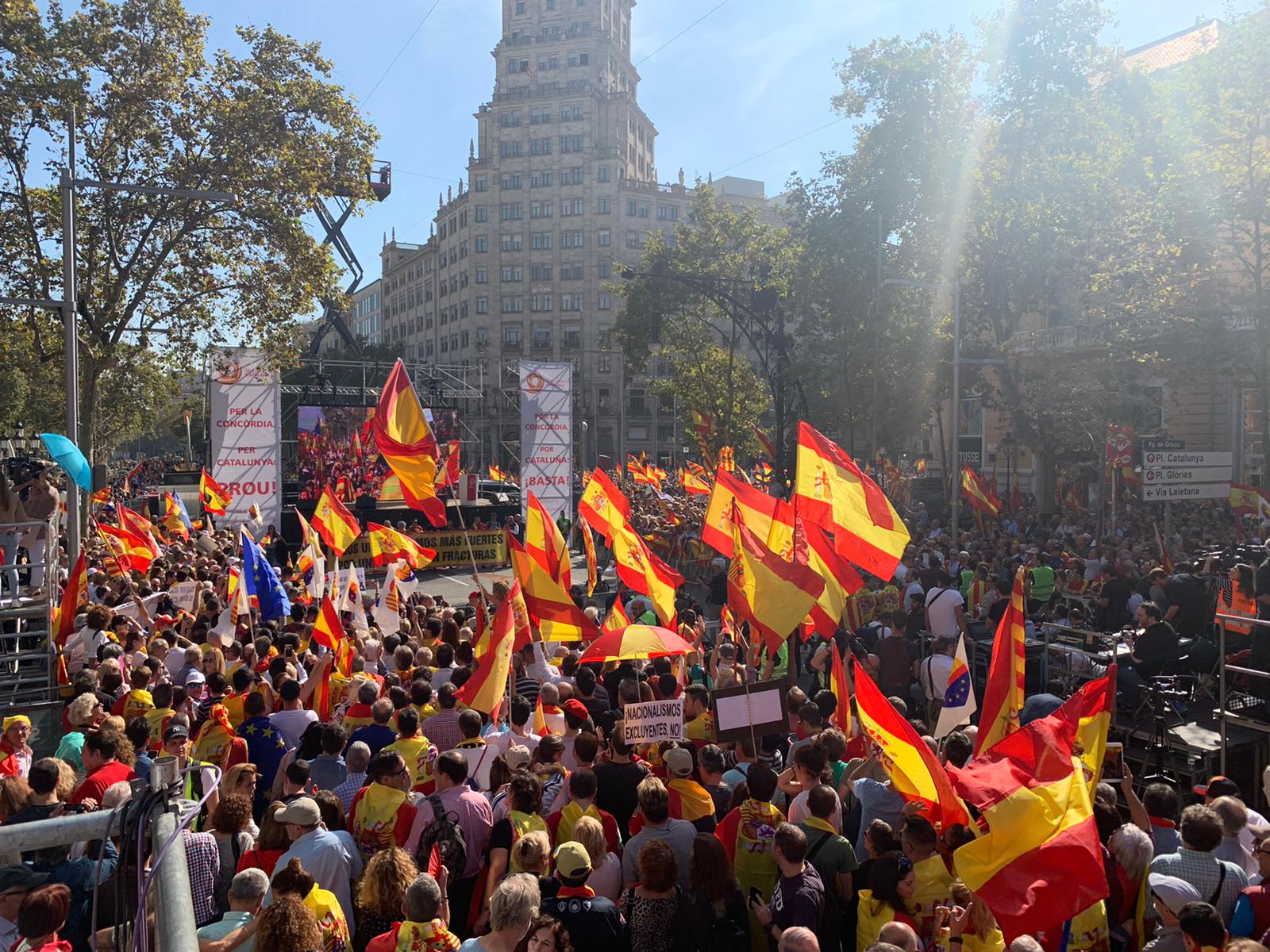 manifestation barcelone