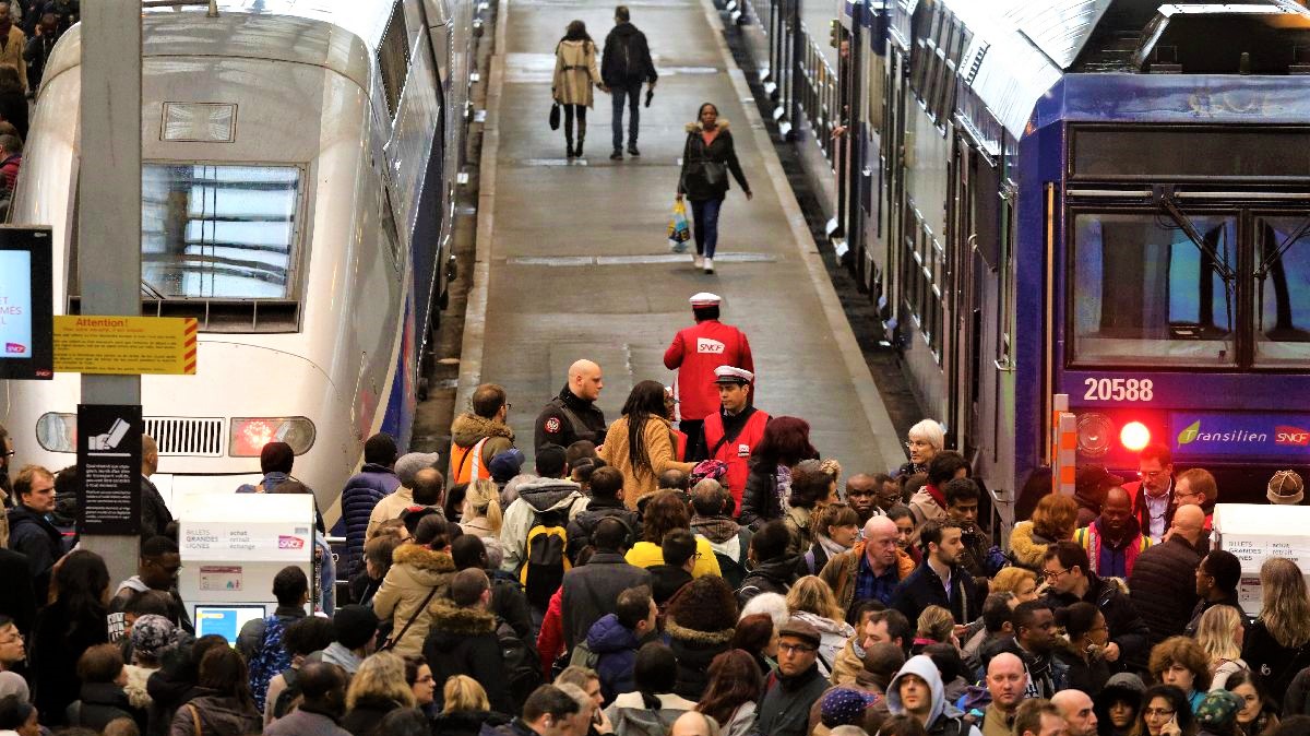 Greve SNCF France Photo Ludovic Marin La Depeche