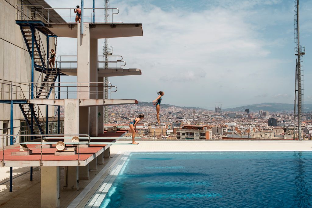 piscines municipals de montjuic tra